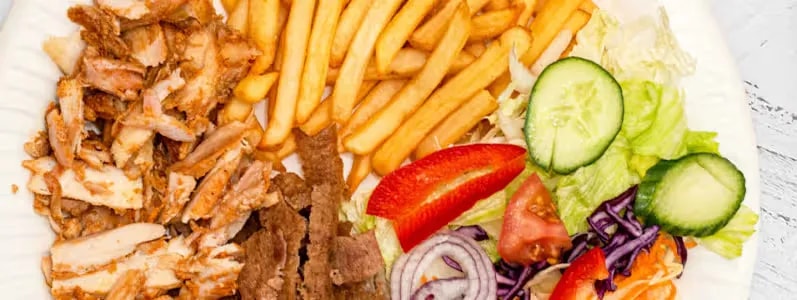 Kebab On fire