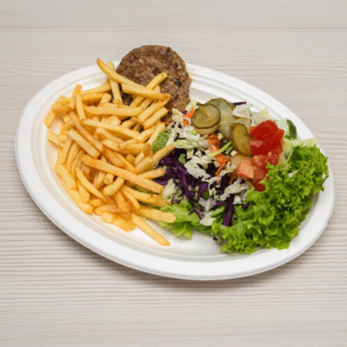 Hamburger Fit Na Talerzu