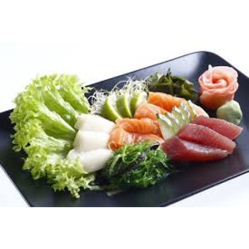 Sashimi z łososiem