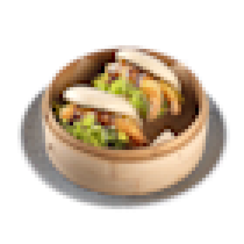 Sandwich gua bao z krewetkami w tempurze 2 szt.