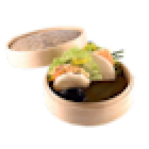 Sandwich gua bao z łososiem w tempurze 2 szt.