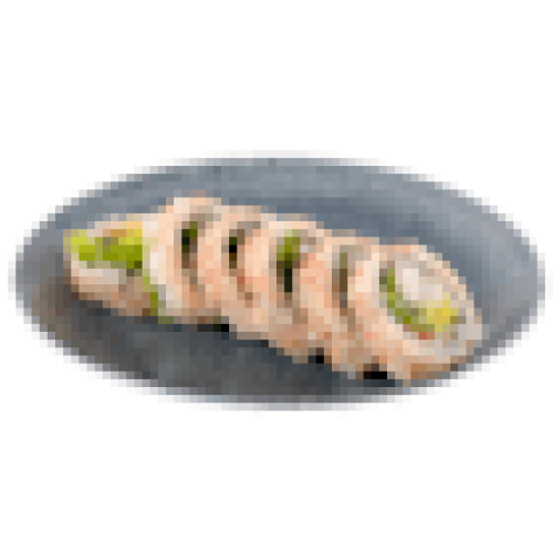 Uramaki Miętus w tempurze i masago arare