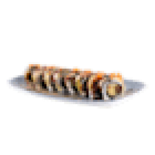 Dragon roll z węgorzem w tempurze i węgorzem kabayaki