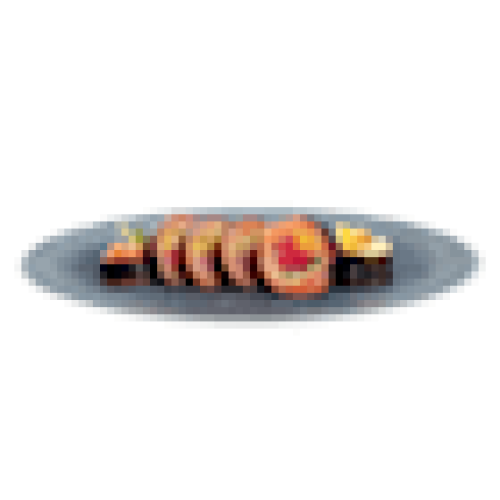 Futomaki sashimi z łososiem i tuńczykiem