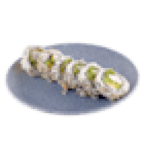 Uramaki Karmazyn w tempurze z awokado