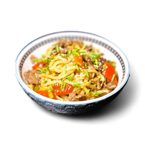 Beef & Pepper Udon